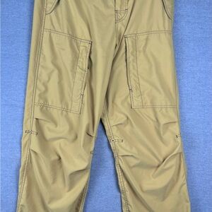 Vintage Gap Y2K 90s Parachute‎ Pants Size M Yellow